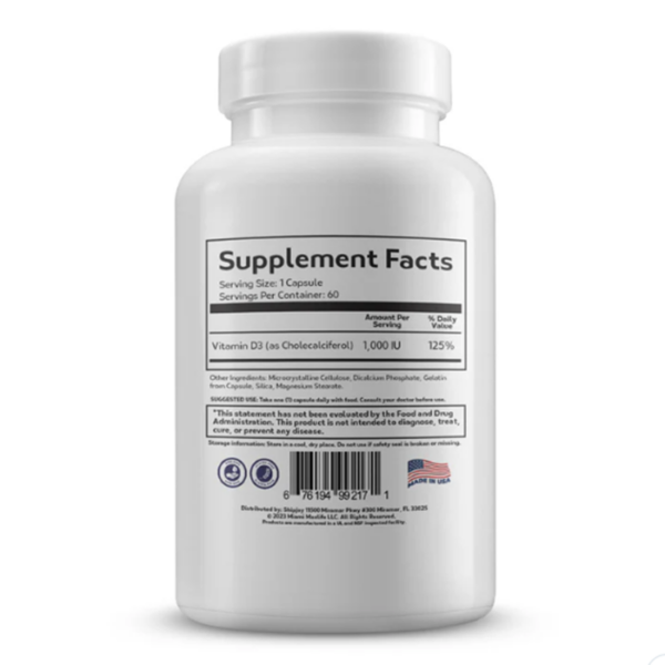 Elite Premium Vitamin D - $16.99 USD - Image 4